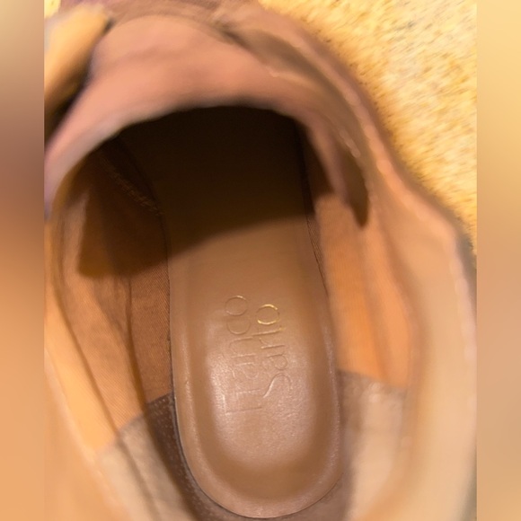 Franco Sarto Isolde Brown Suede Leather Ankle Slip On Boots SIZE 8M - Picture 10 of 11